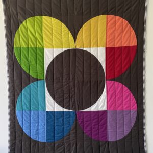 Mod Flower Baby Quilt Pattern - Affiliate link to issue 24 of Make Modern